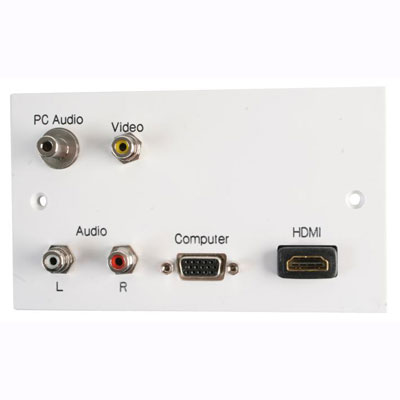 CV2 Phono HDMI (P&P) DG wall plate